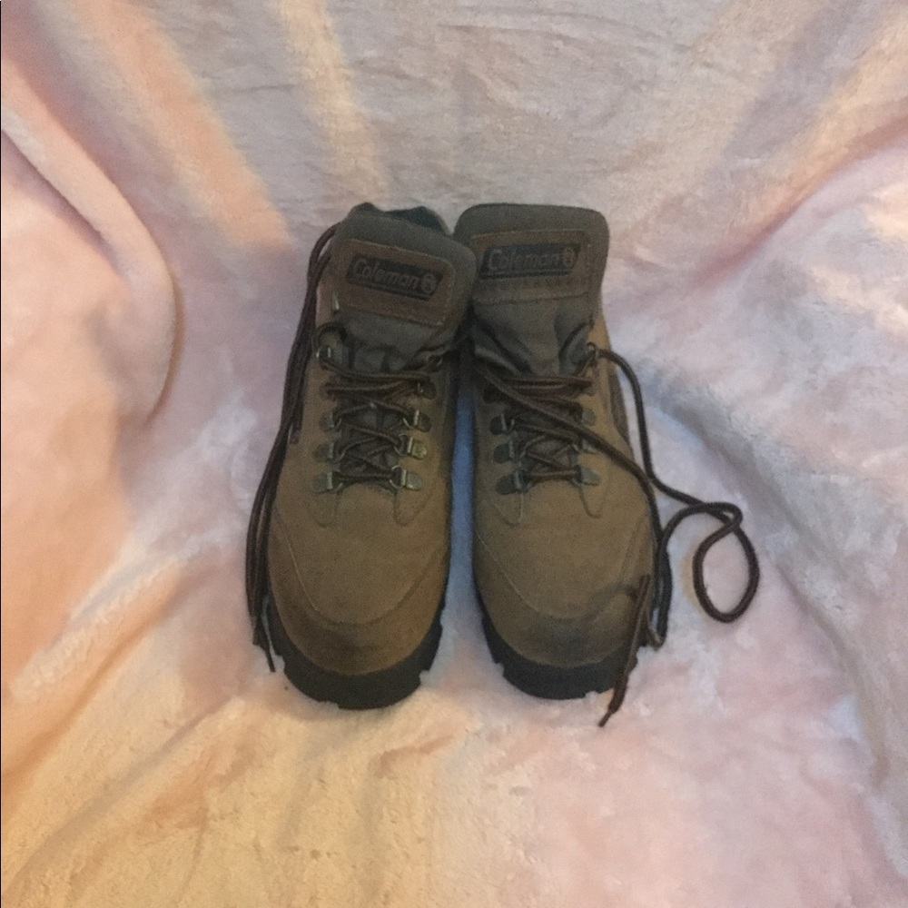 Men’s Tan&Brown Hiking Boots Size 8